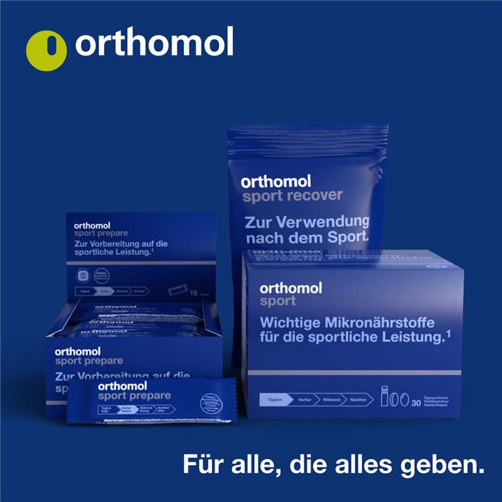 Orthomol Sport protein - Regeneration nach dem Kraftsport - Eiweißpulver mit Kreatin und BCAA - Vanille-Geschmack - Pulver