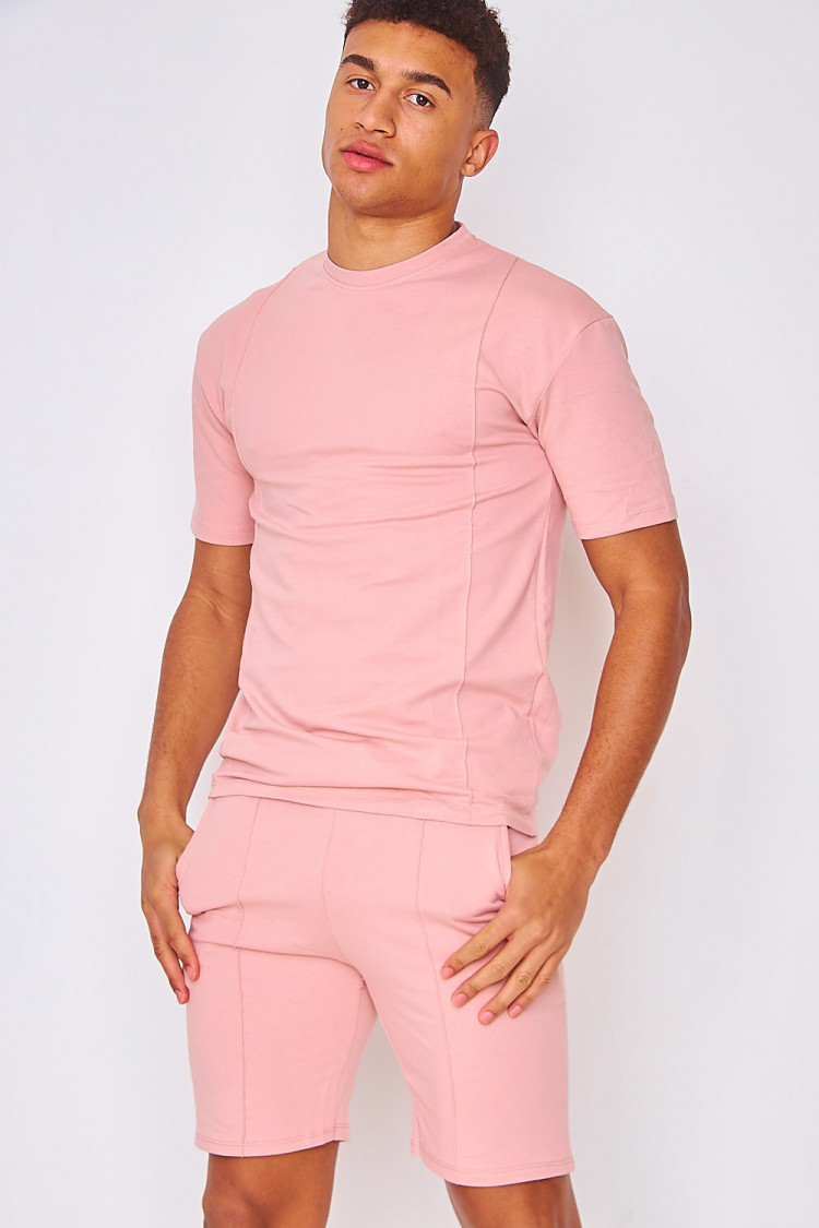 Ensemble rose t-shirt + short
