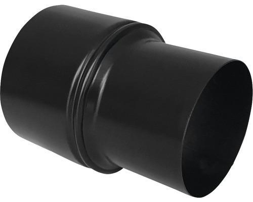 Pelletkachelpijpverlenging Bertrams Ø 80-150 mm gepoedercoat zwart