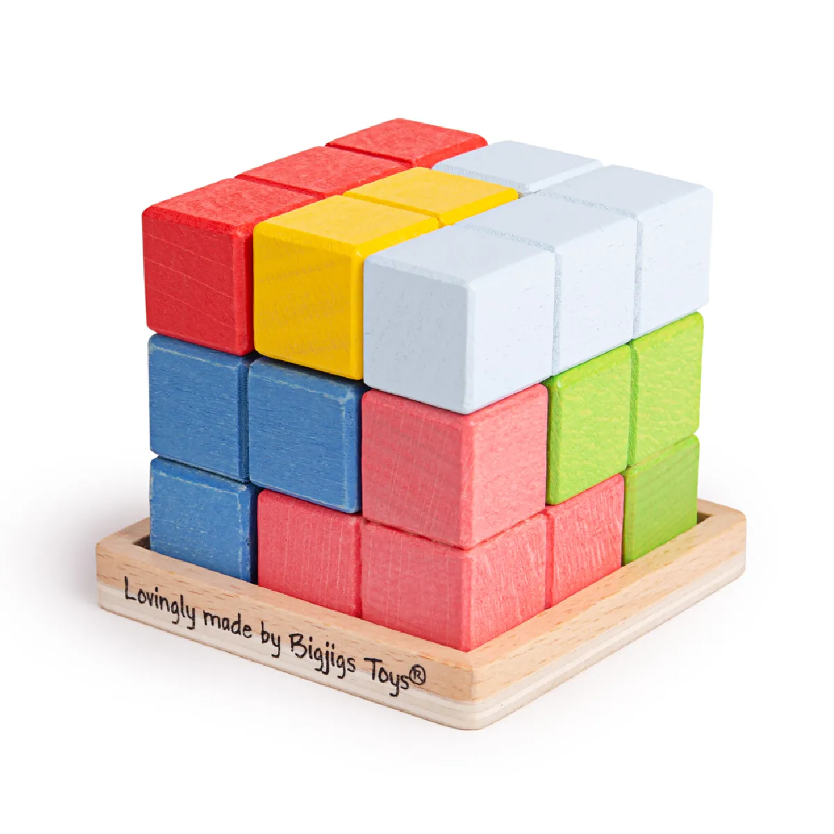 Bigjigs Toys Lock-a-Cube