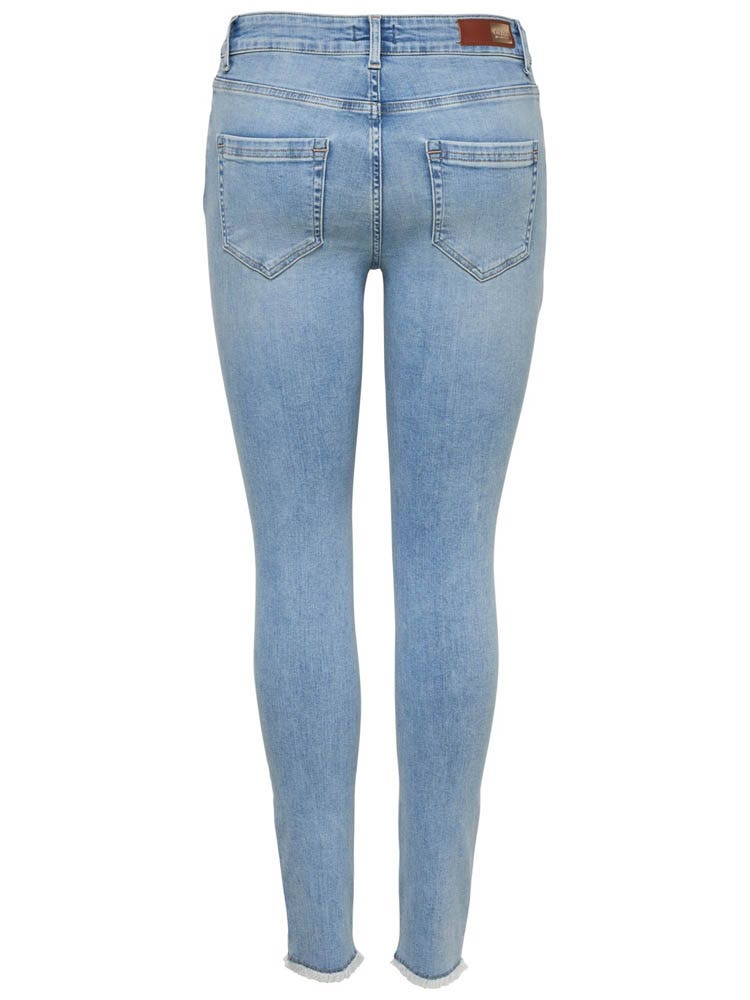 Only  BLUSH MID SK ANK RAW JEANS NOOS