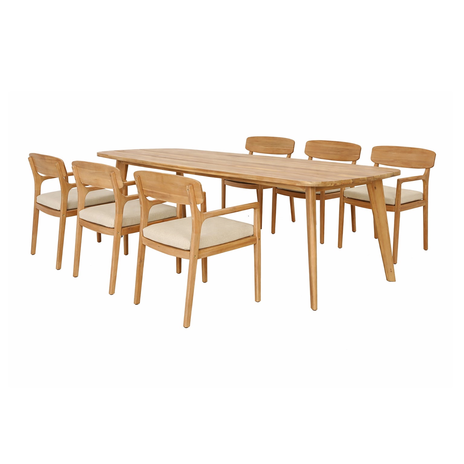 by fonQ Scandi Tuinset - Acaciahout - Beige