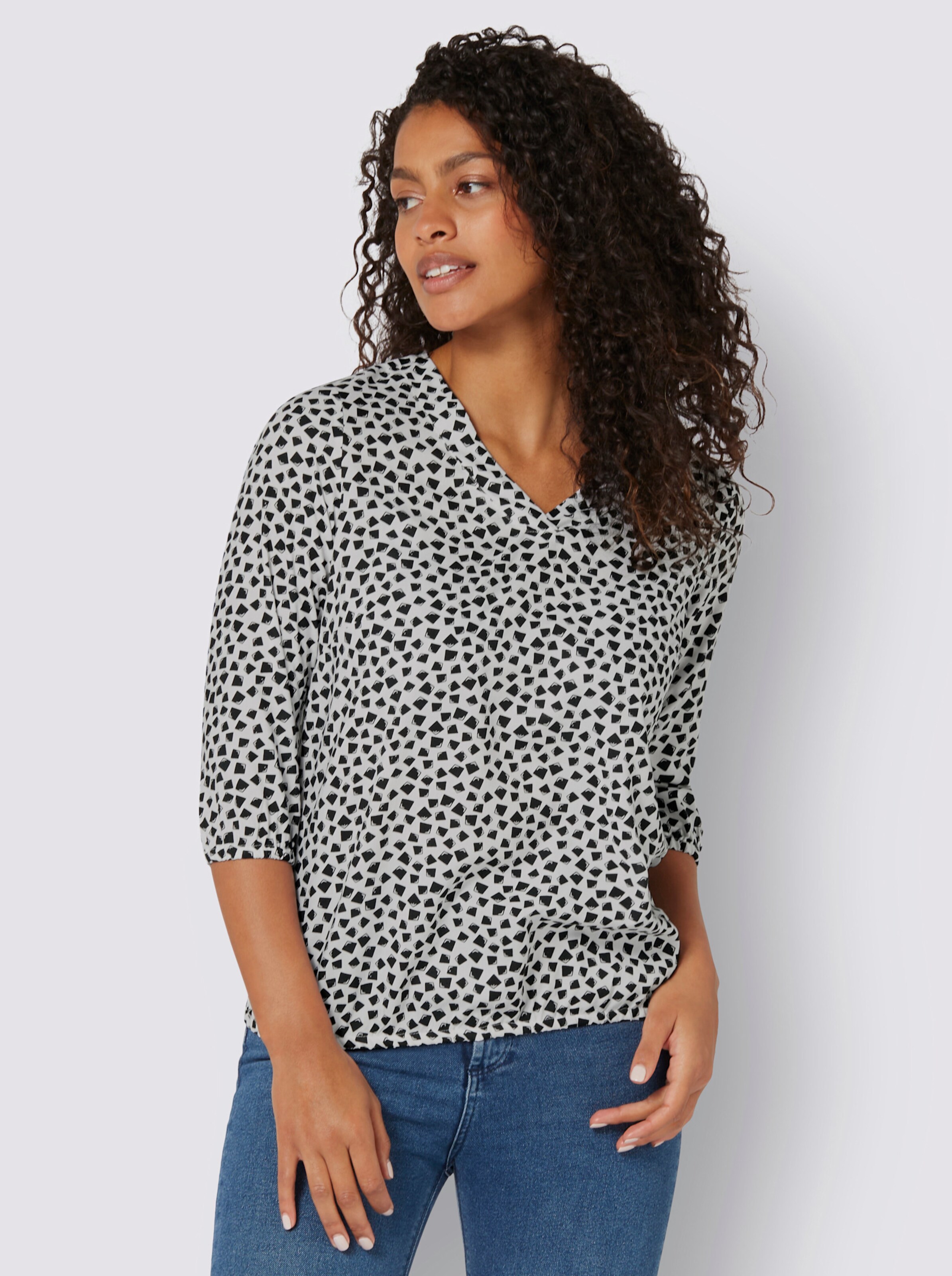 Druckbluse