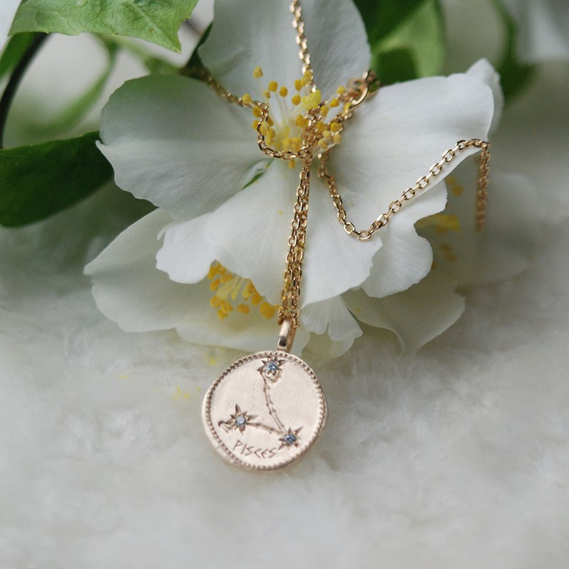Pendentif signe du zodiaque POISSON - Bijoux Privés Discovery