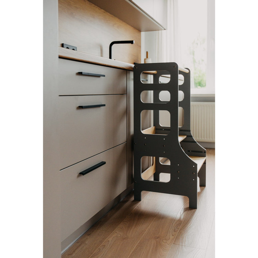 Køb Duck Woodworks Læringstårn Justerbart Grey