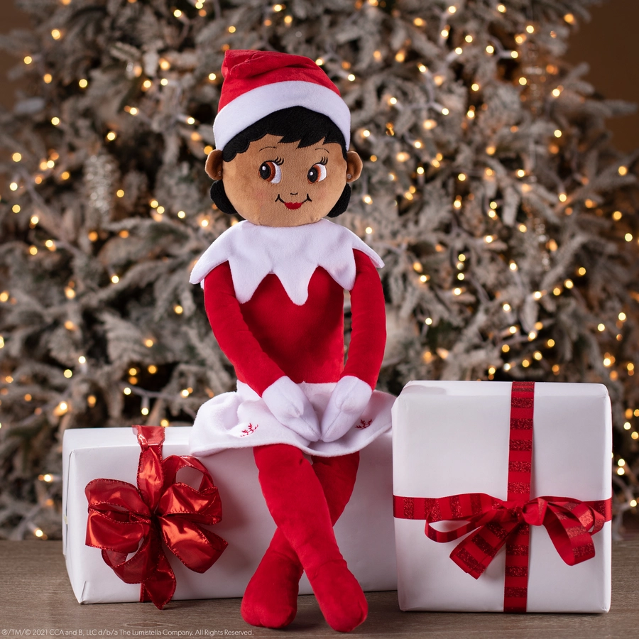 Elf on the Shelf The Elf on the Shelf® Elf Plushee Pals® Huggable Mädchen Braune Augen 1