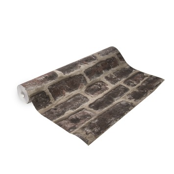 Vliesbehang bricks rood (dessin 4001)