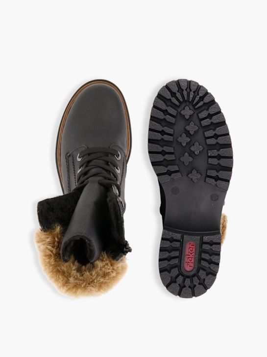 Rieker Schnür-Stiefelette Schwarz