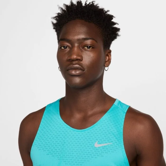 Nike Herre Singletter Dri-FIT ADV Stide Tank Top Blå