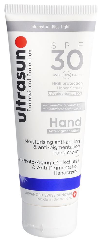 ULTRASUN Anti-Pigmentation Hand Cream Creme SPF30 Tb 75 ml