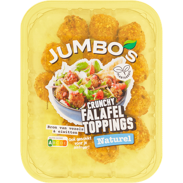 Jumbo's Crunchy Falafel Toppings Naturel 160 g