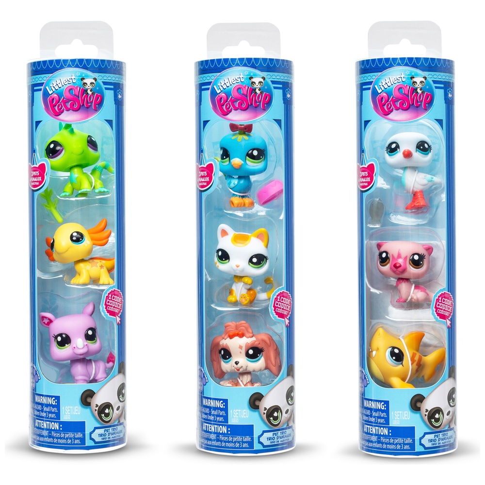 Littlest Pet Shop Haustier-Trio-Tube-Sortiment