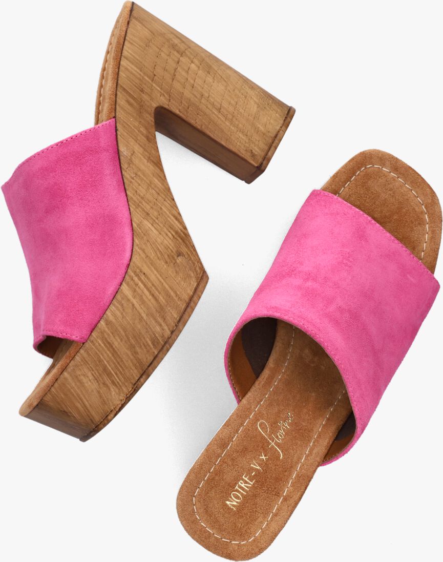 NOTRE-V roze notre-v muiltjes x florine - chacha slides