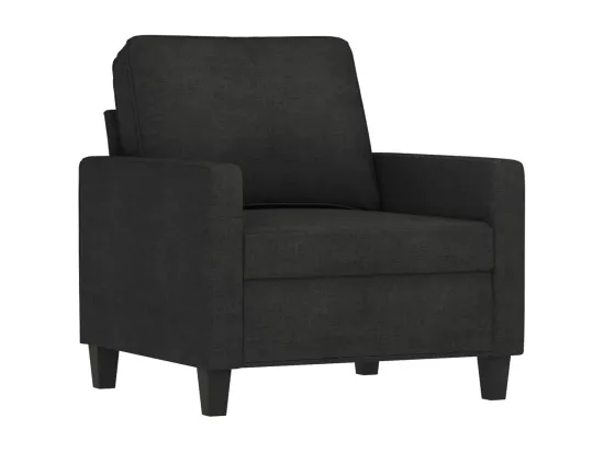 Fauteuil Noir 60 cm Tissu