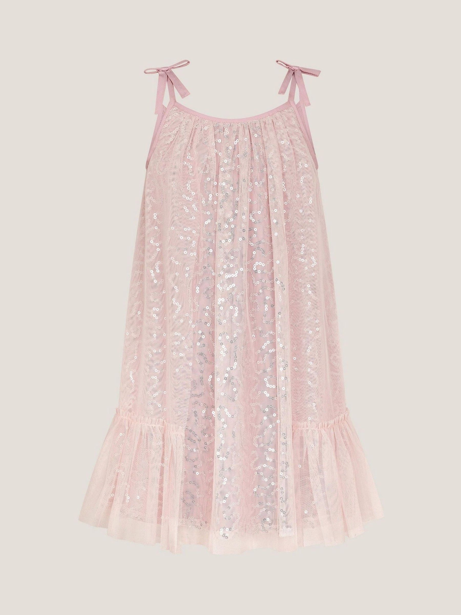 Monsoon Rosalee Sequin Tulle Swing Dress