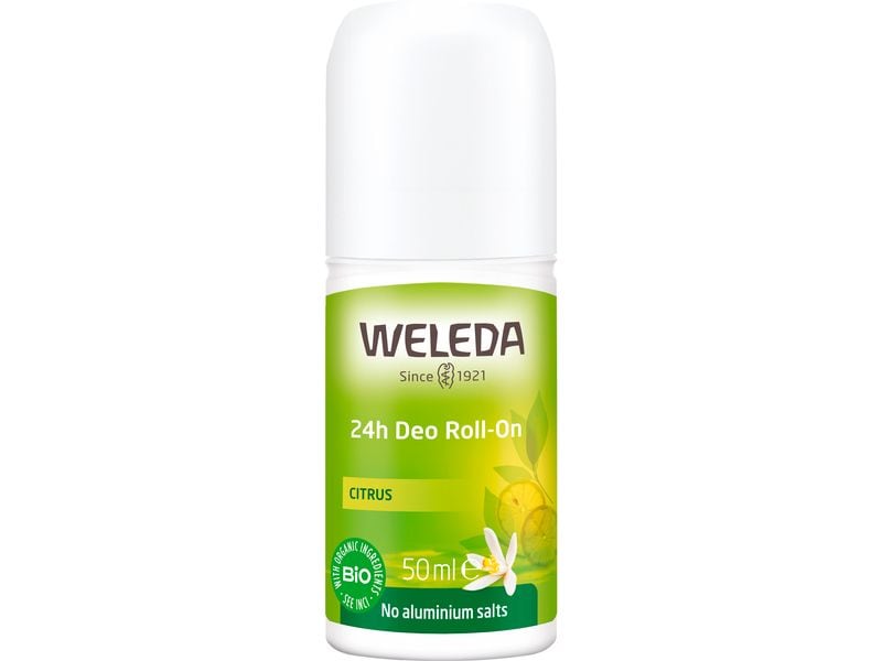 WELEDA Deo Roll-On 24 h Citrus 50 ml Natürliches Deo für zuverlässigen Schutz und natürliche Frische