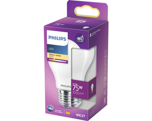 LED-lamp A60 mat E27/8,5W (75W) 1055 lm 2700 K warm wit