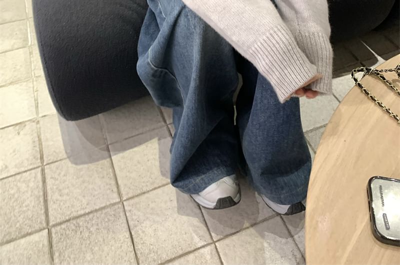 PINPI - Trui met trekkoord en effen schouder