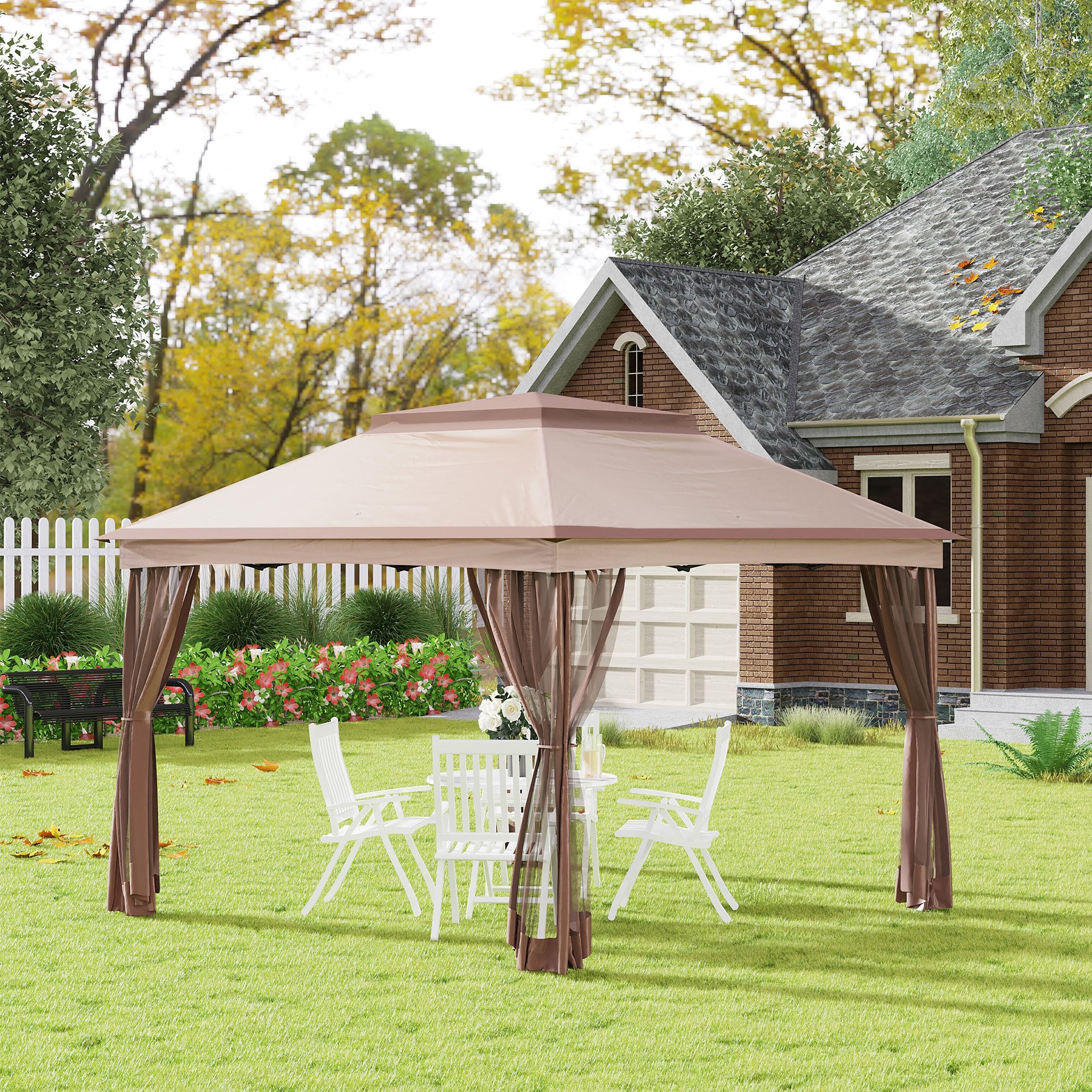 Tenda dobrável Outsunny