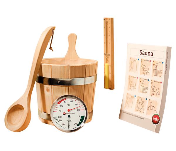 Weka Sauna Premium-Zubehör-Set, 5-teilig