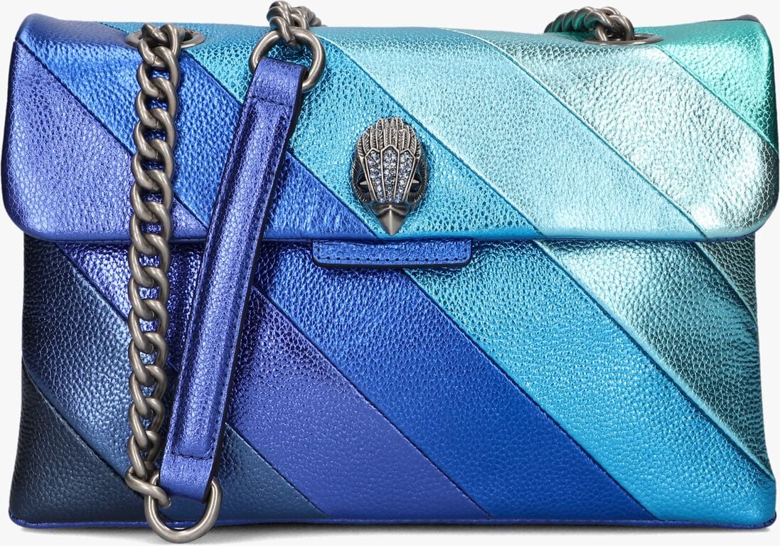 KURT GEIGER LONDON blauwe kurt geiger london handtas kensington leather