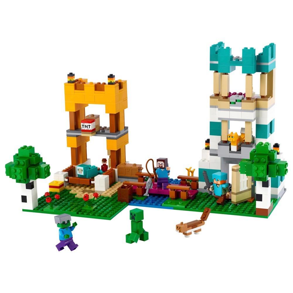LEGO Minecraft 21249 Die Bastelbox 4.0 2-in-1 Bauset