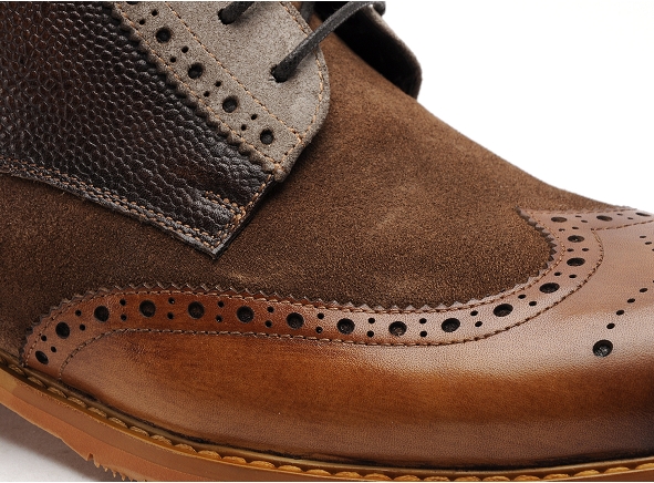 Kdopa boots bottine homme a marron