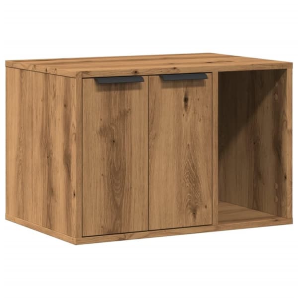 vidaXL Skap til kattetoalett artisan eik 60x40x40 cm konstruert tre