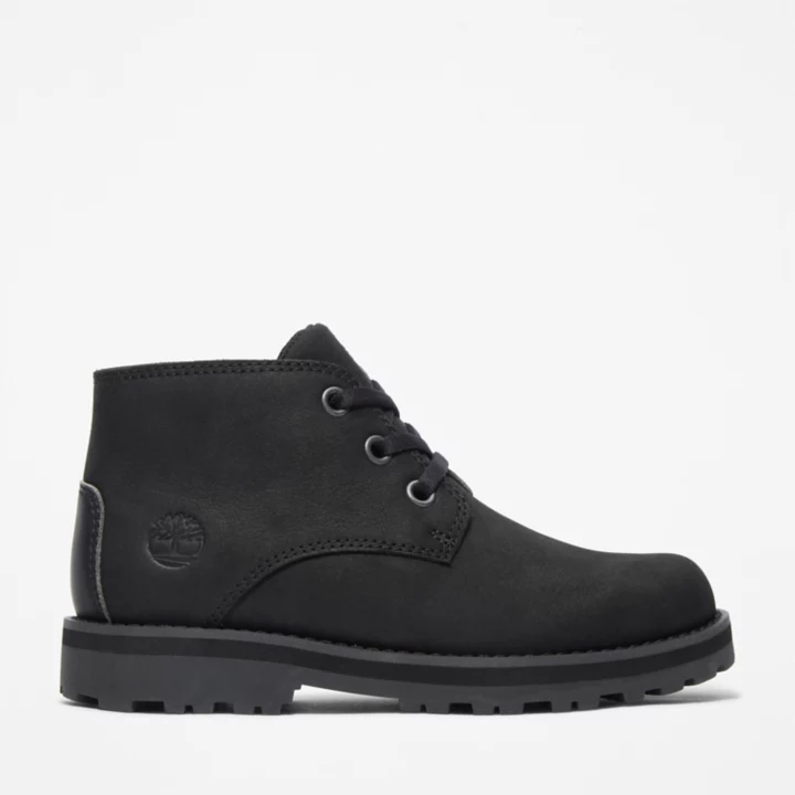 Bota Chukka Infantil Courma Kid na cor preta
