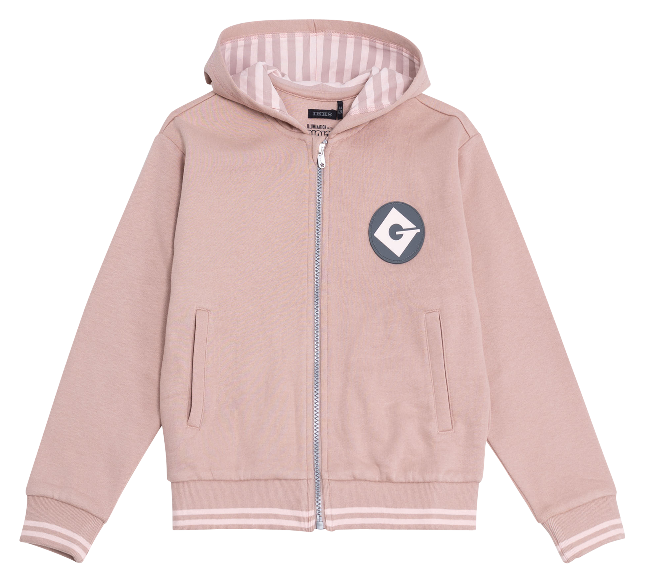 Cardigan à capuche en coton MINIONS | Rose