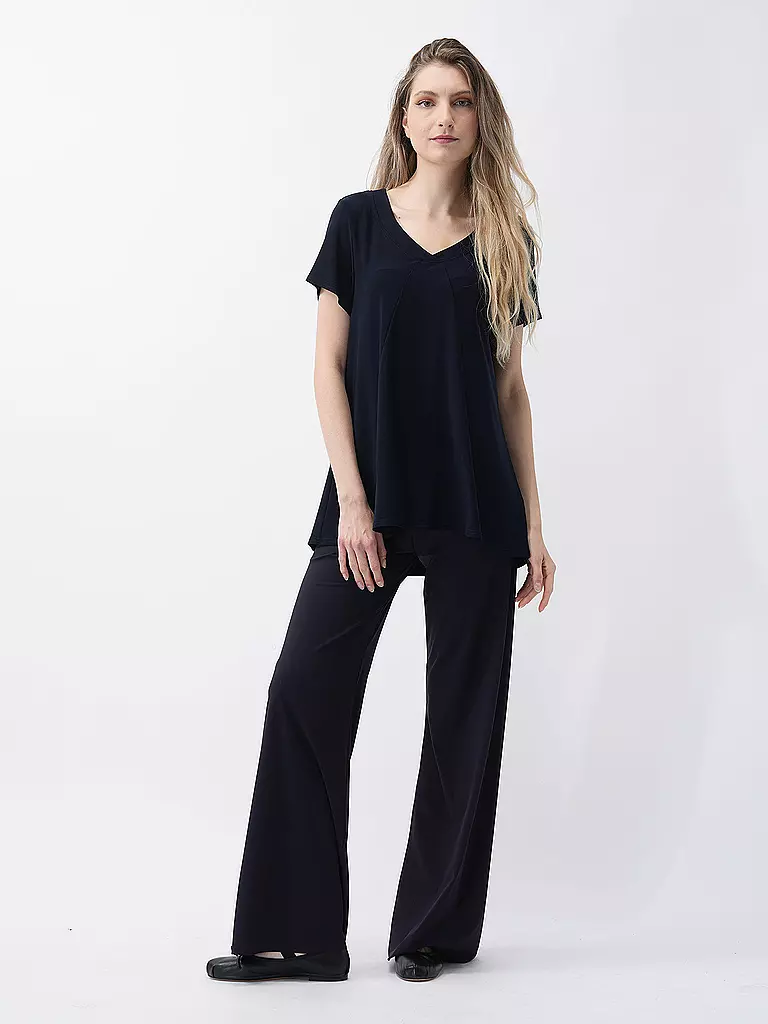 NINETO9 Marlenehose dunkelblau