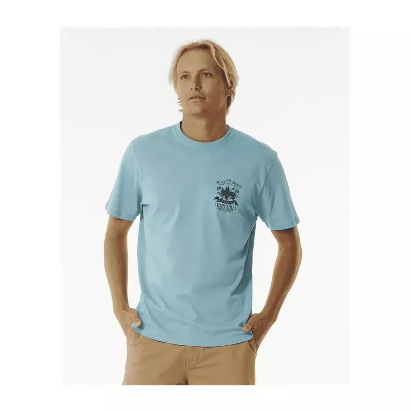 Teeshirt RIPCURL Search Trip Tee Dusty Blue