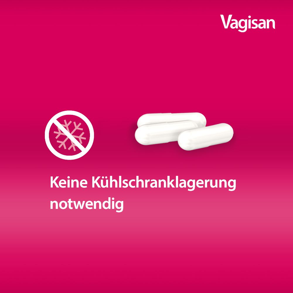 Vagisan ProbioFlora Milchsäure-Bakterien: Vaginalkapseln zum Aufbau der Scheidenflora und Wiederherstellung des natürlichen vaginalen pH-Werts