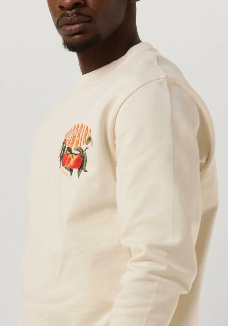 WOODBIRD beige woodbird sweater jacs peach crew