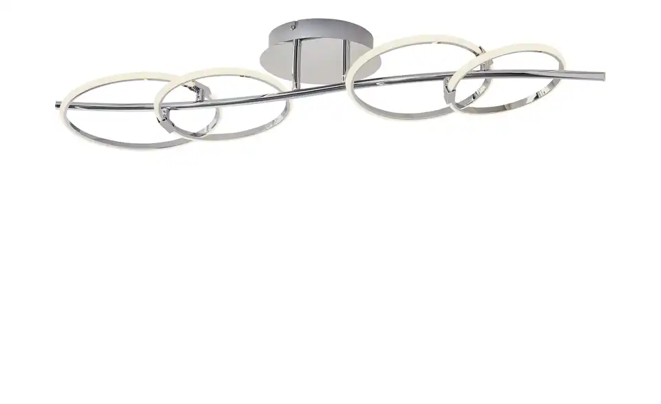 KHG LED-Deckenleuchte, chrom `4 Ringe´