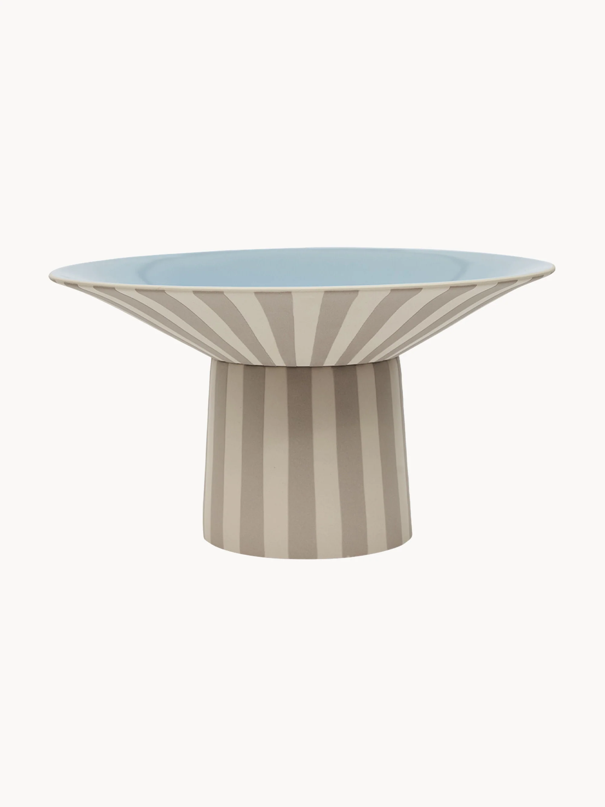 Handbeschilderde decoratieve schaal Toppu, H 17 cm