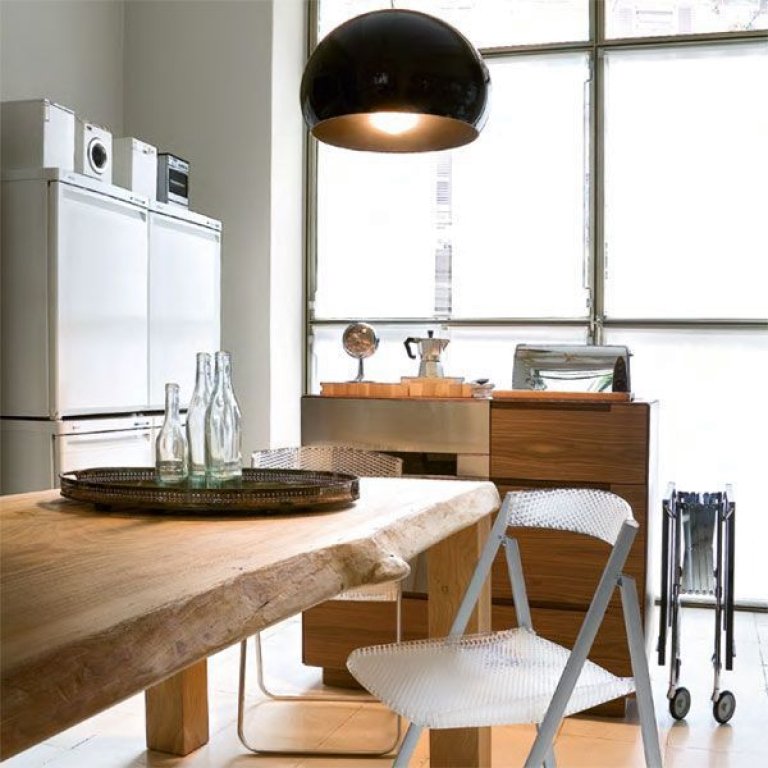 Kartell FL/Y hanglamp Ø52 kardinaalrood