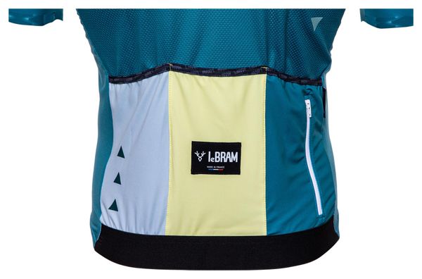 Maillot Manches Courtes LeBram Cenise Turquoise