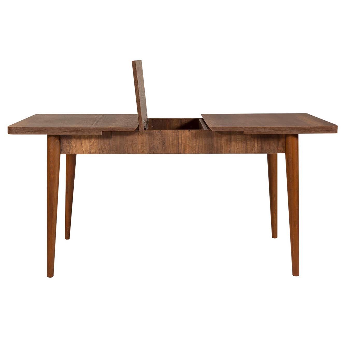 Homitis Ensemble Table + 2 Chaises + 2 Bancs Vina beige/gris