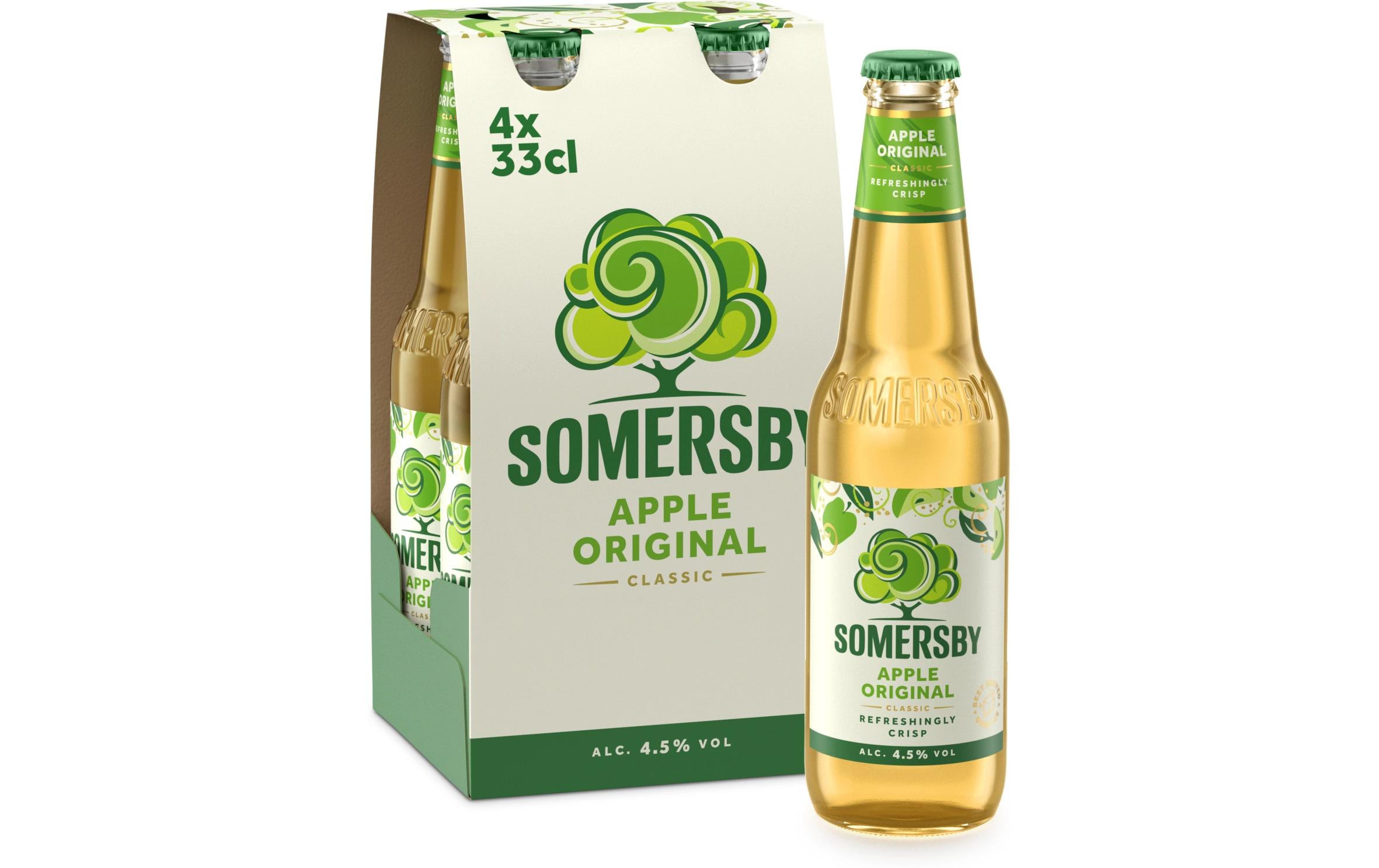 Apple Original Cider 4 x 0.33 lSpritziger Cider mit fruchtigem Apfelaroma