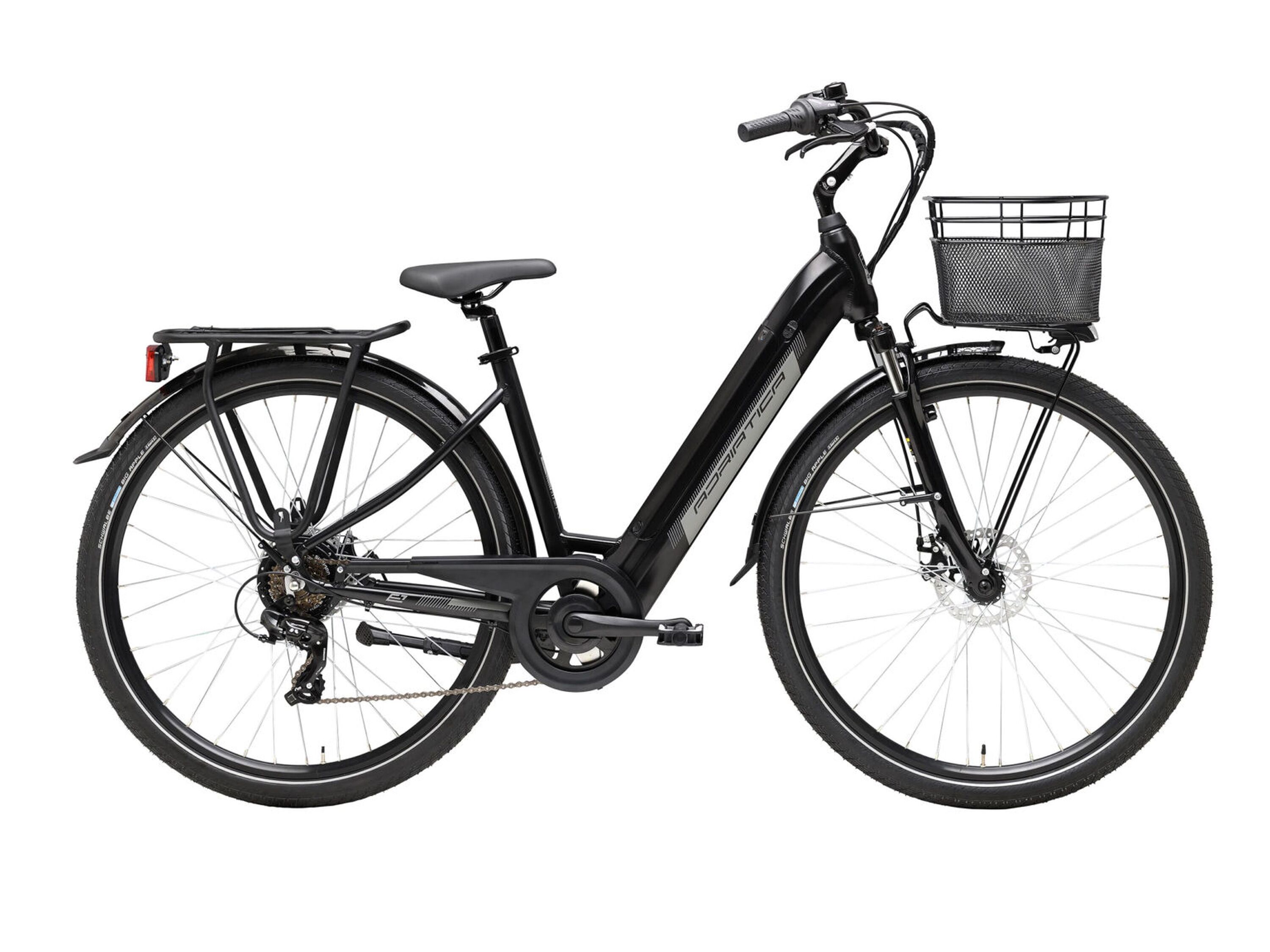 Adriatica Elektro-Cityike E128 Zoll, BLACK