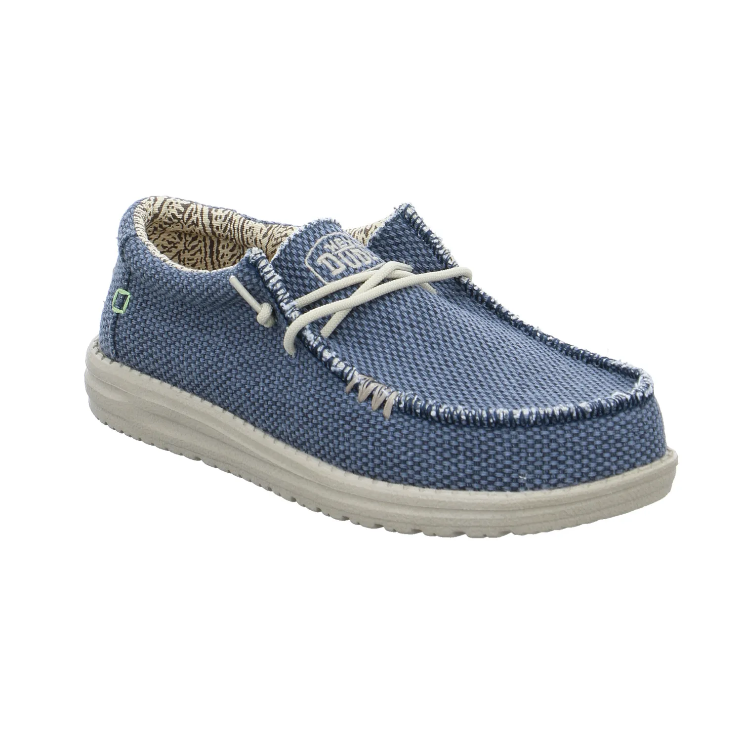 HEY DUDE Halbschuh Blau Textil