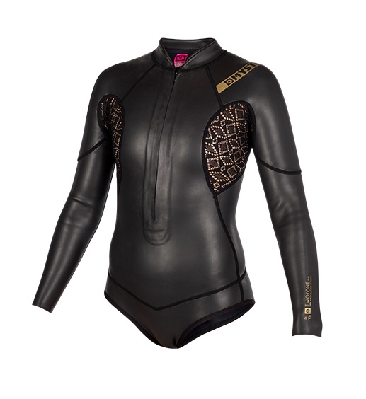 Mystic Diva Black Series Longarm Shorty 3/2mm Fzip Black