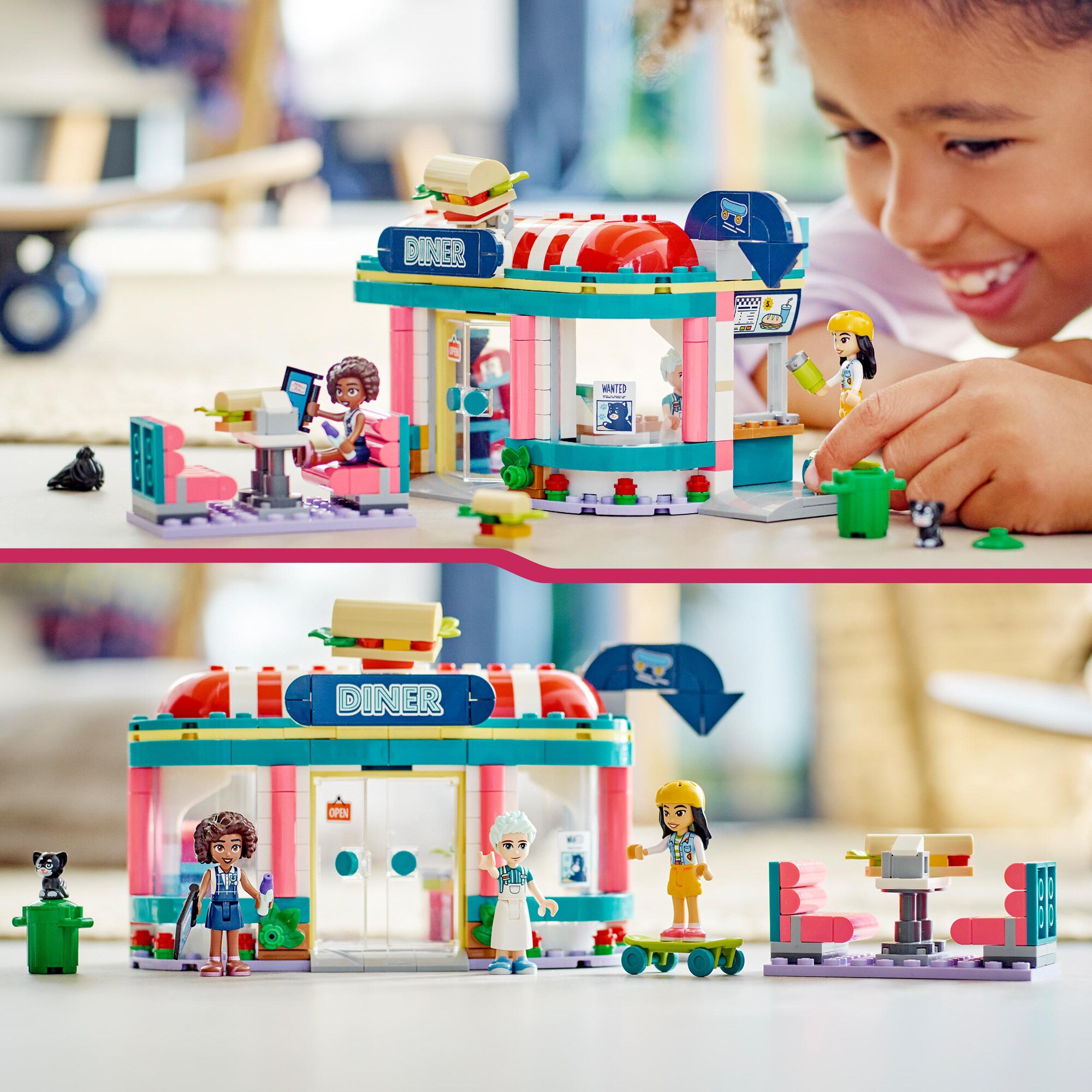 LEGO Konstruktionsspielzeug Friends Restaurant