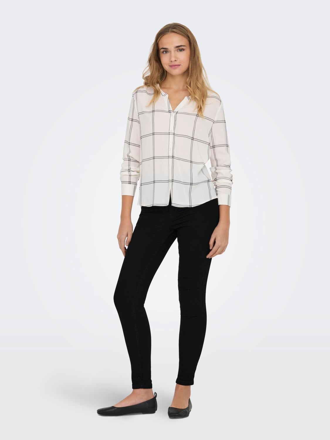 JDYMOON Hohe Taille Skinny Fit Jeans Black Denim