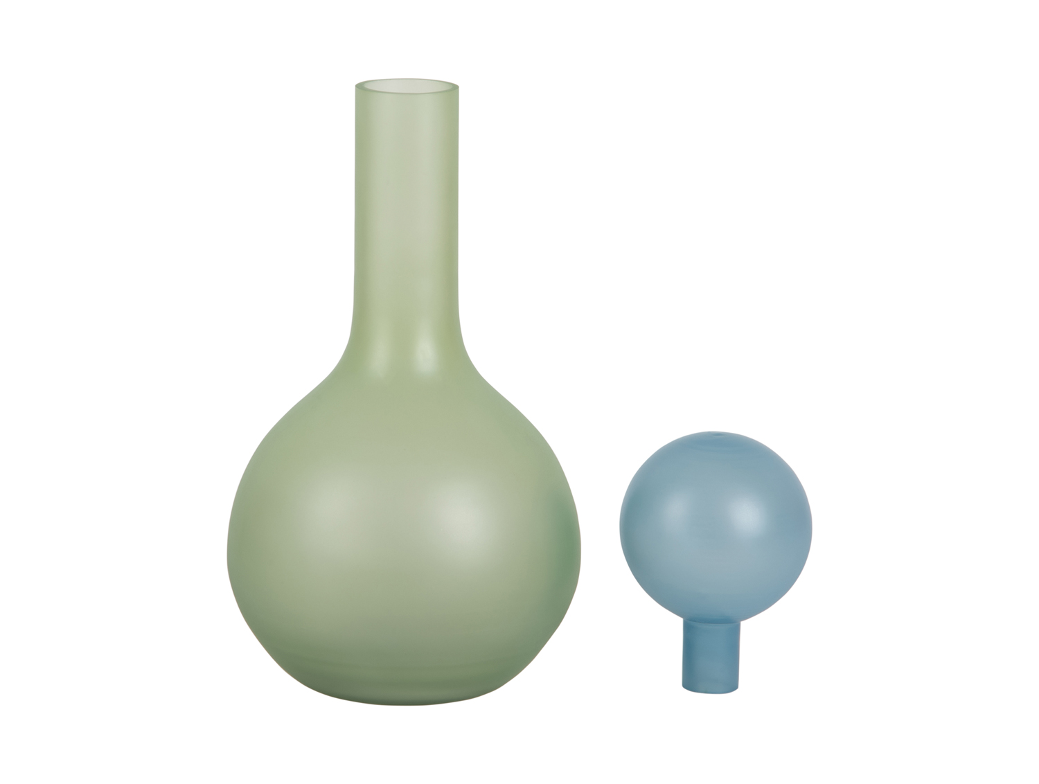 Vaas Alegre Globo - Zachtgroen & zachtblauw