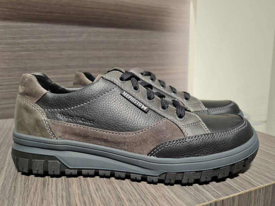Mephisto CHARLES~GRIZZLY~~~~~~~~~~~~~~~ Vrije tijdsschoenenHeren veterschoenHeren sneakersCasual Zwart