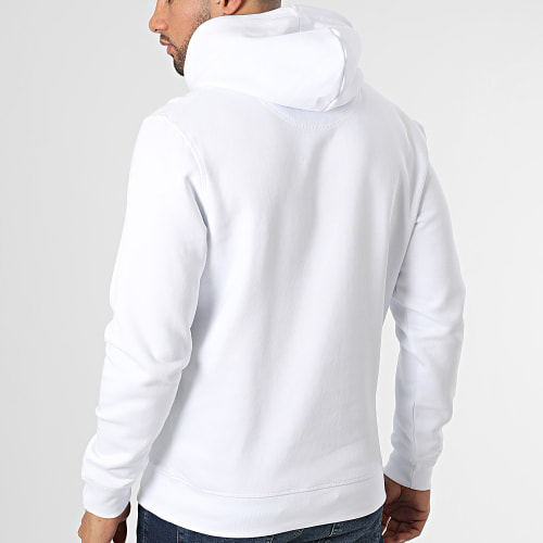 Sweat Capuche Cabochard Blanc Rouge