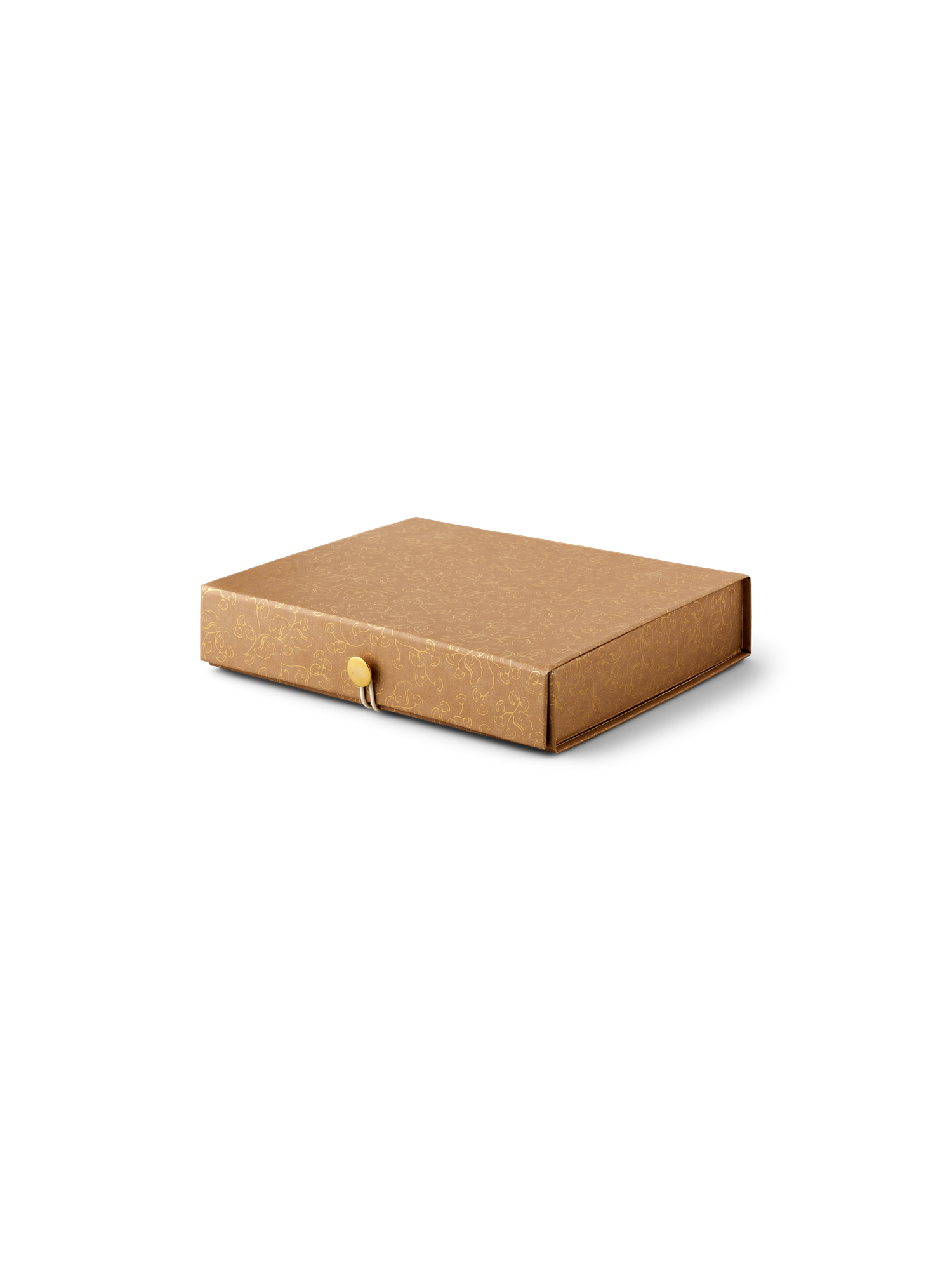 Foldeæske | Papir/bomuld. 27 x 22 x 5 cm. | Mocha