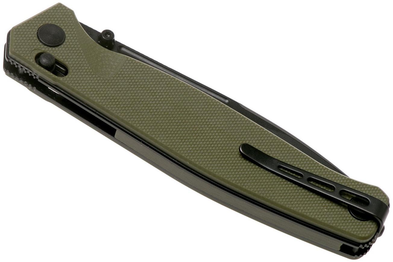 Real Steel Huginn 7652GB OD Green Black G10 zakmes